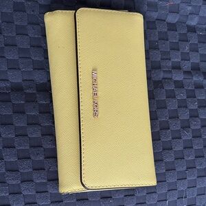 Michael Kors Yellow Wallet